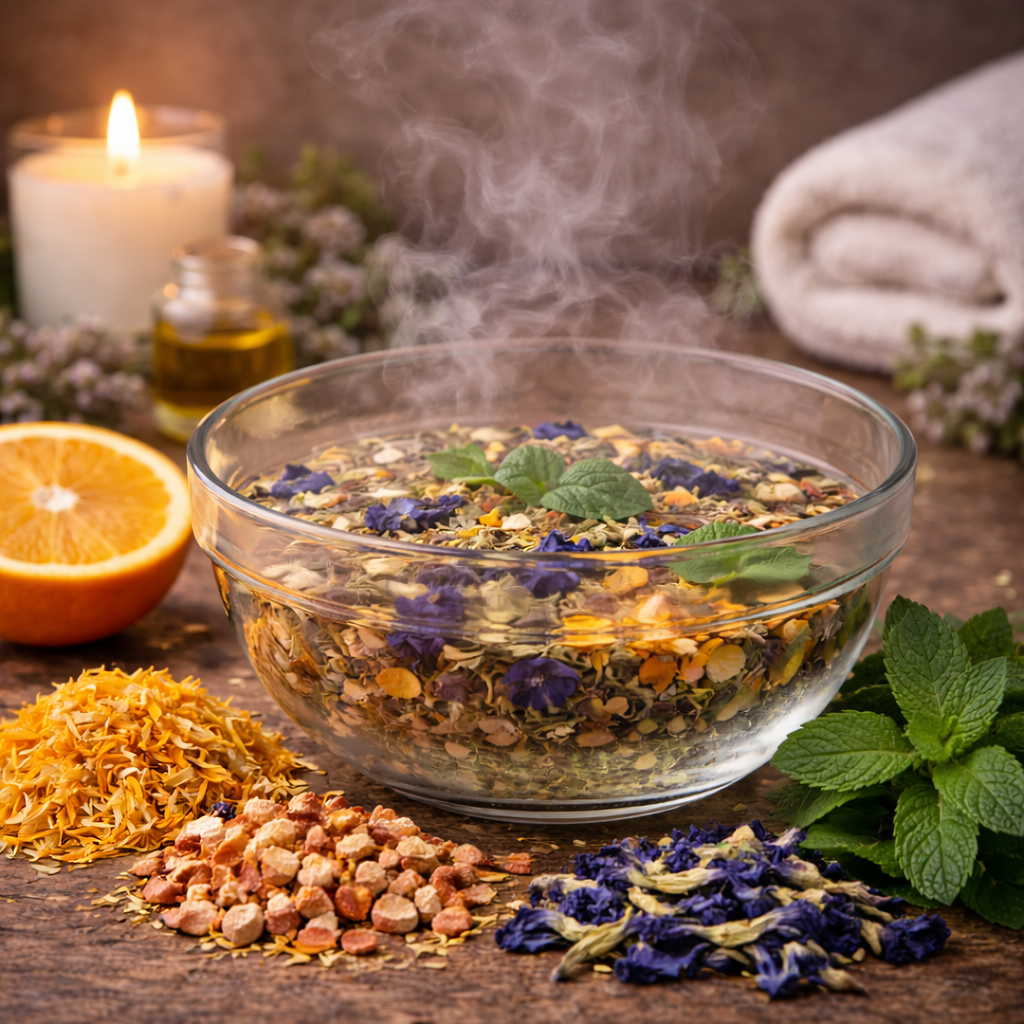 Solar Blue Revival Botanical Facial Steam