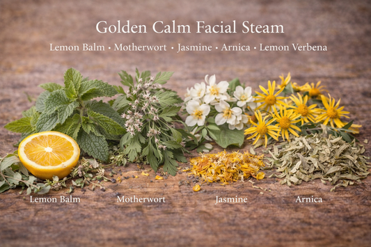 Golden Calm Botanical Facial Steam