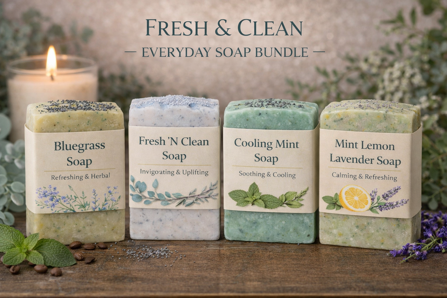 Fresh & Clean Everyday Soap Bundle