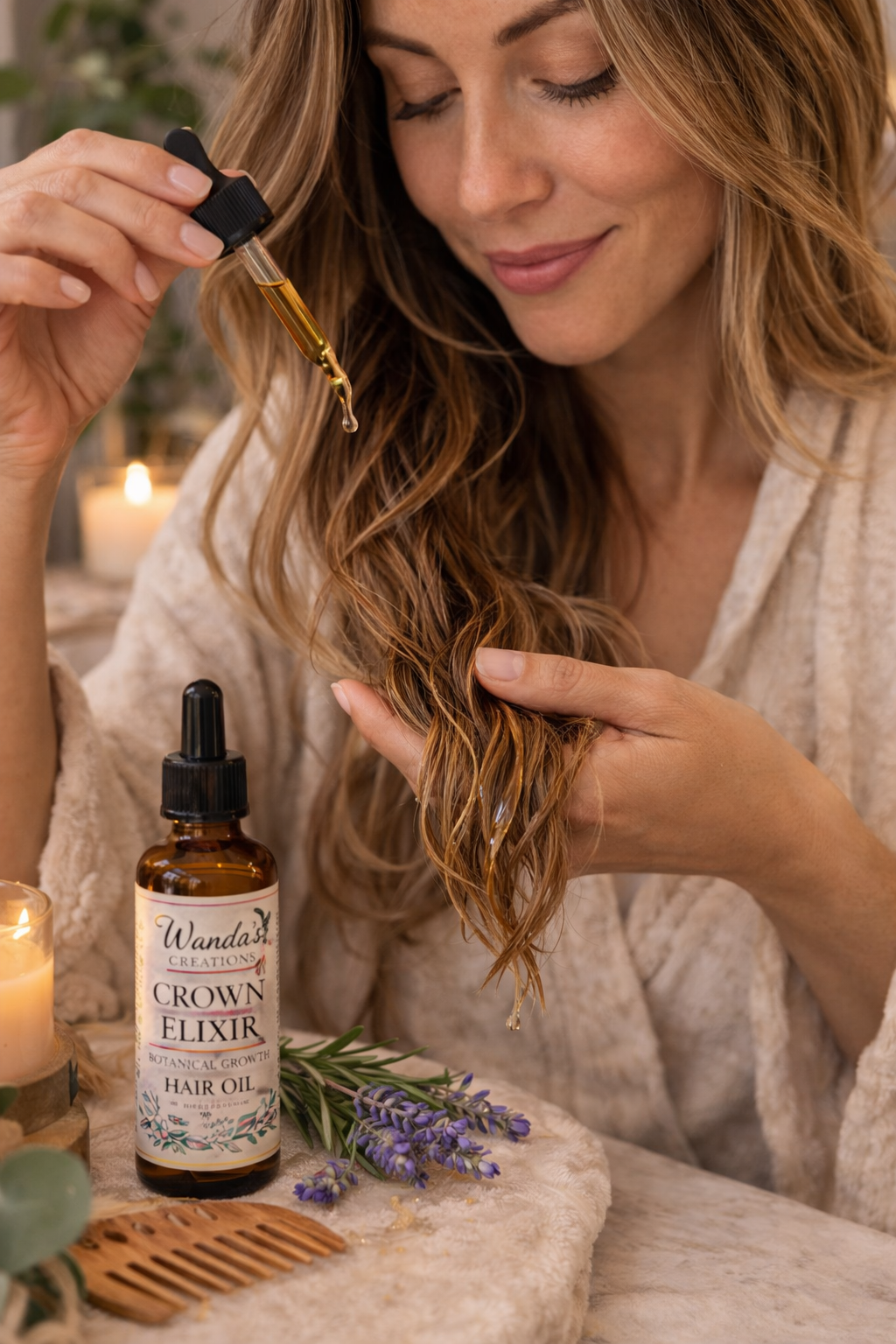 Crown Elixir – Botanical Growth Hair Oil