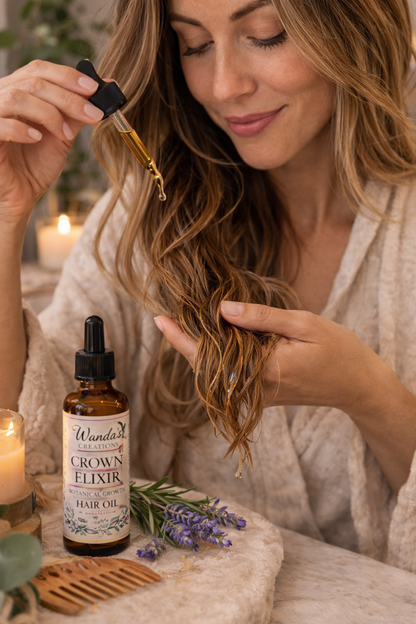 Crown Elixir – Botanical Growth Hair Oil