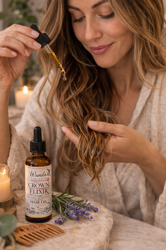Crown Elixir – Botanical Growth Hair Oil