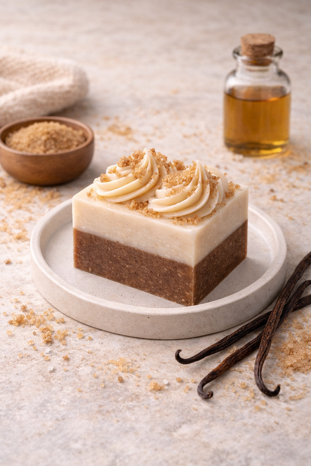 Golden Vanilla Sugar Soap