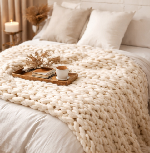 Ritual Comfort Blanket - Custom Knit