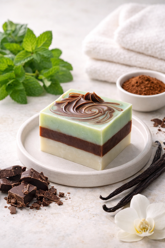 Mint Chocolate Vanilla Soap