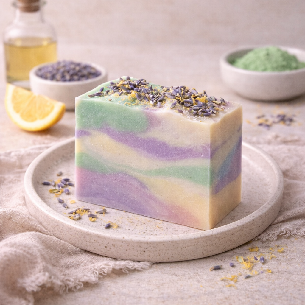 Mint Lemon Lavender Soap